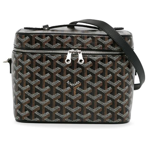 Goyard Trousse de toilette Goyardine Muse noire .